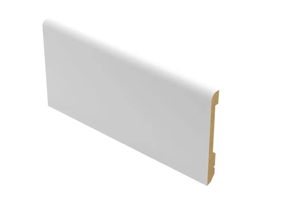 Floor Baseboard 8' x 4.25" - White / 8 Pack - 8Ft x 4.25" Floor Baseboard 8' x 4.25" Floor