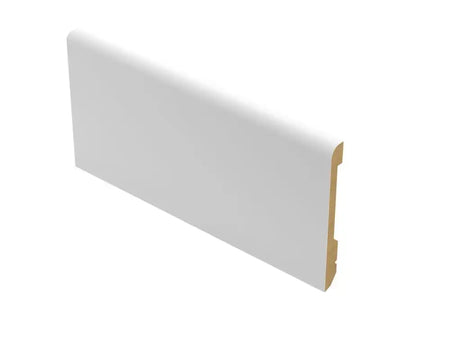 Floor Baseboard 8' x 4.25" - White / 8 Pack - 8Ft x 4.25" Floor Baseboard 8' x 4.25" Floor