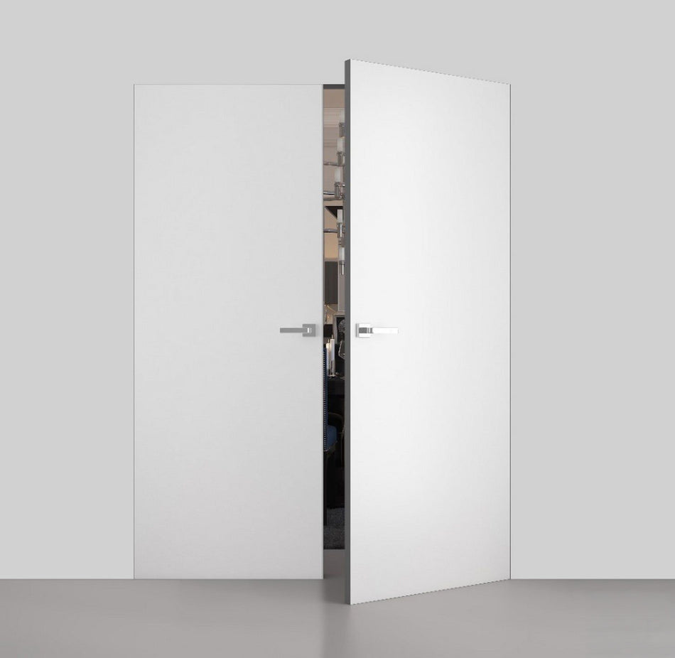 Planum 0010 - Primed Frameless French Double Door