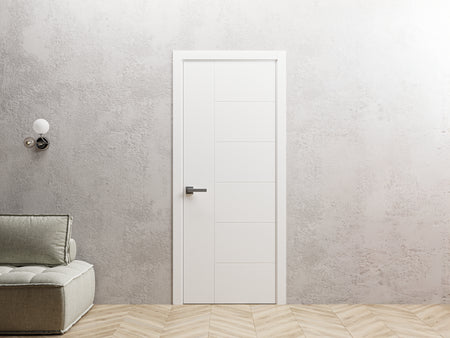 Mela 0716 - Painted White / 18" x 80" Mela 0716 Door