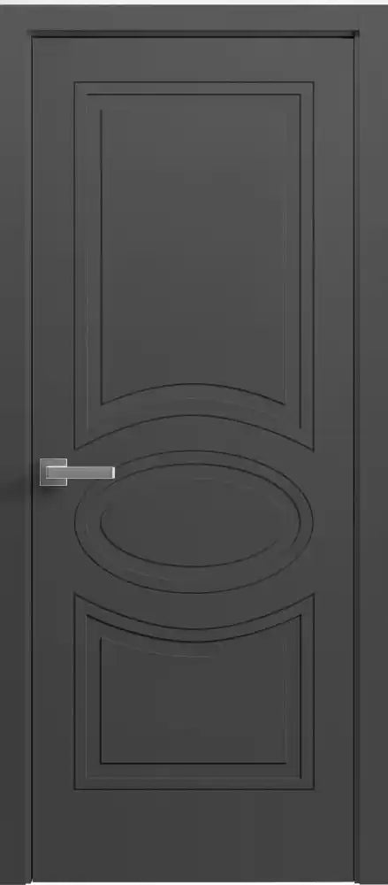 Mela 7001 - Painted Black / 18" x 80" Mela 7001 Door