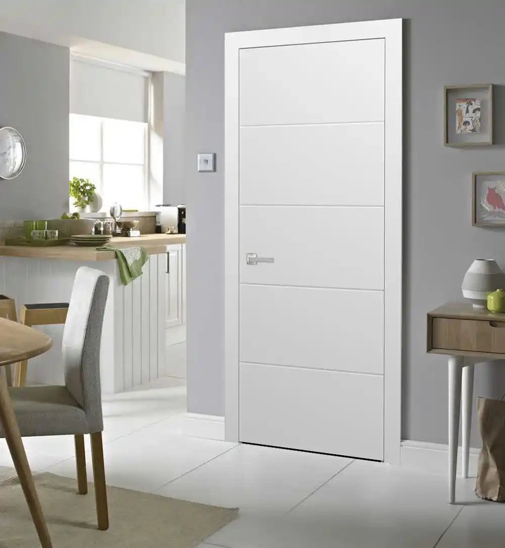 Planum 0770 - Painted White / 18" x 80" Planum 0770 Door