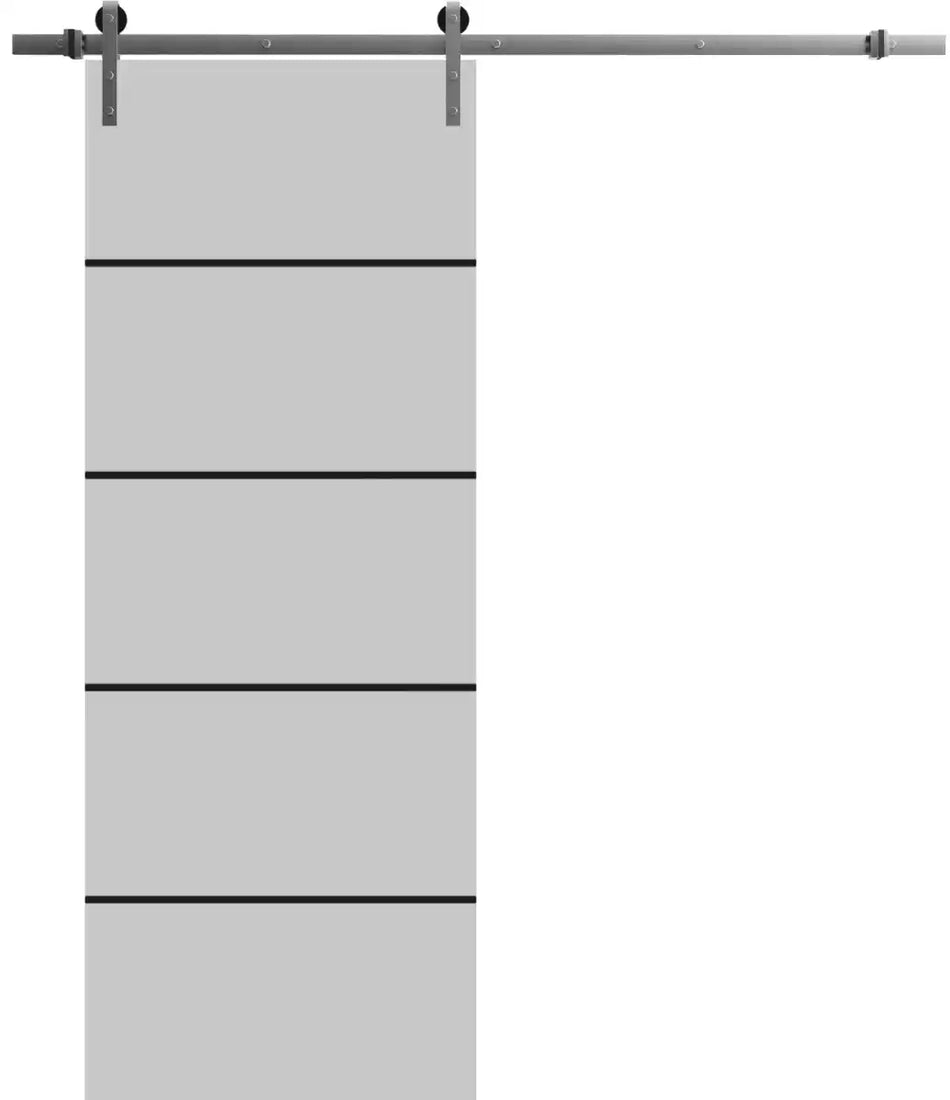 Planum 0015 - Matte Grey / 24" x 80" Planum 0015 Door