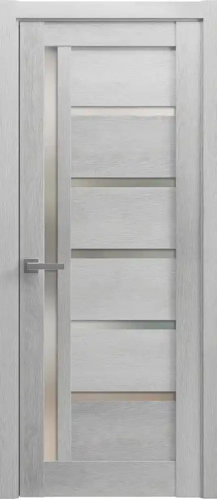Quadro 4088 - Light Grey Oak / 32" x 80" Quadro 4088 Door