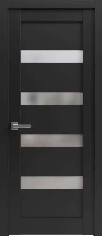 Quadro 4113 - Matte Black / 18" x 80" Quadro 4113 Door