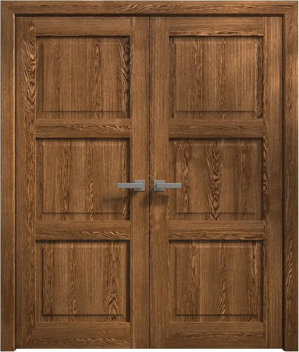 Ego 5012 - EGO Cognac Oak / (2) 24" x 80" Ego 5012 Door