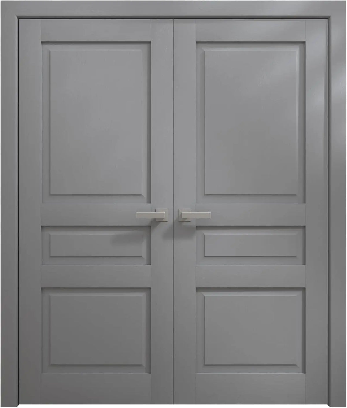 Ego 5012 - EGO Painted Grey Oak / (2) 24" x 80" Ego 5012 Door