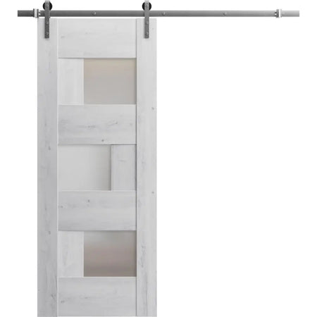Sete 6933 - Nordic White / 18" x 80" Sete 6933 Door