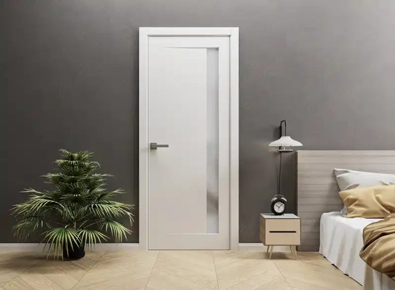 Planum 0660 - Painted White / 18" x 80" Planum 0660 Door