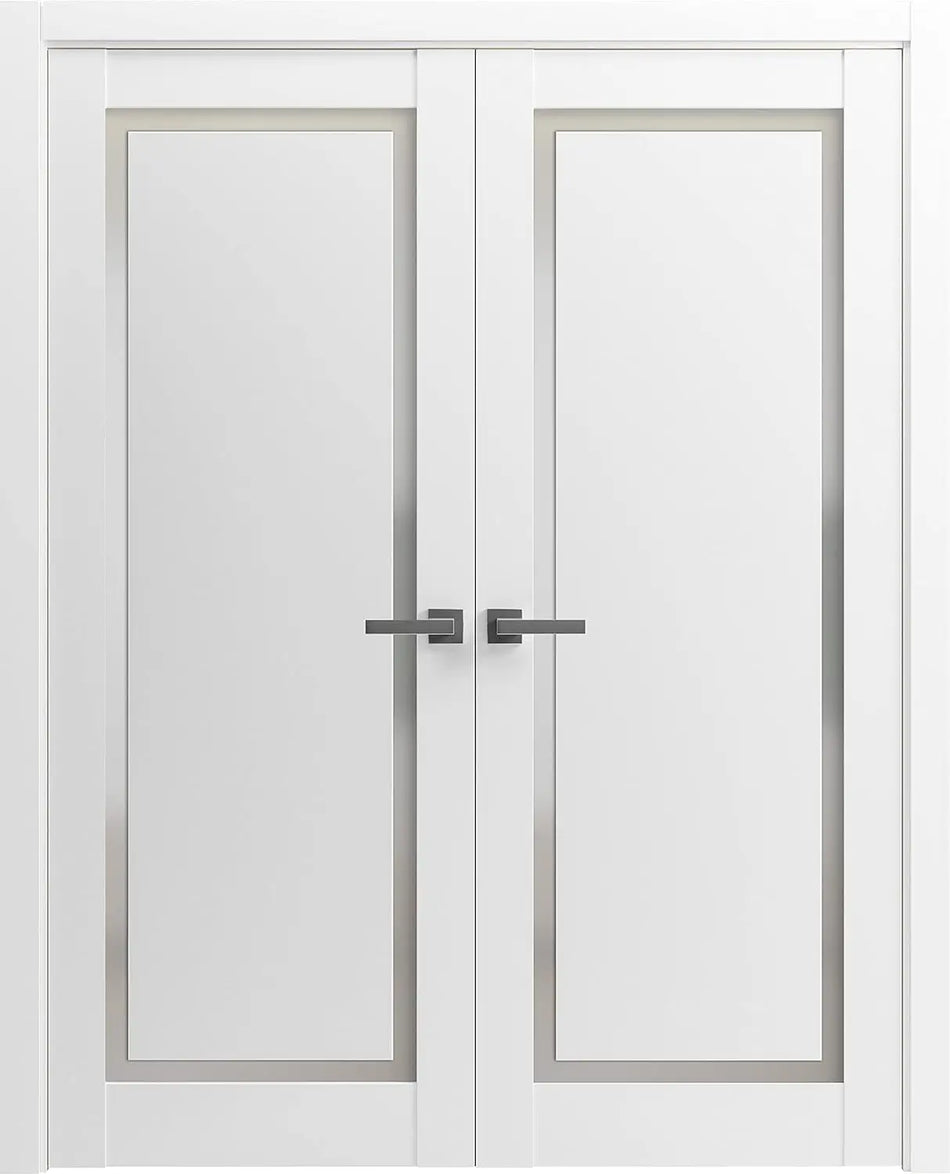 Planum 0888 - White / (2) 18" x 80" Planum 0888 Door