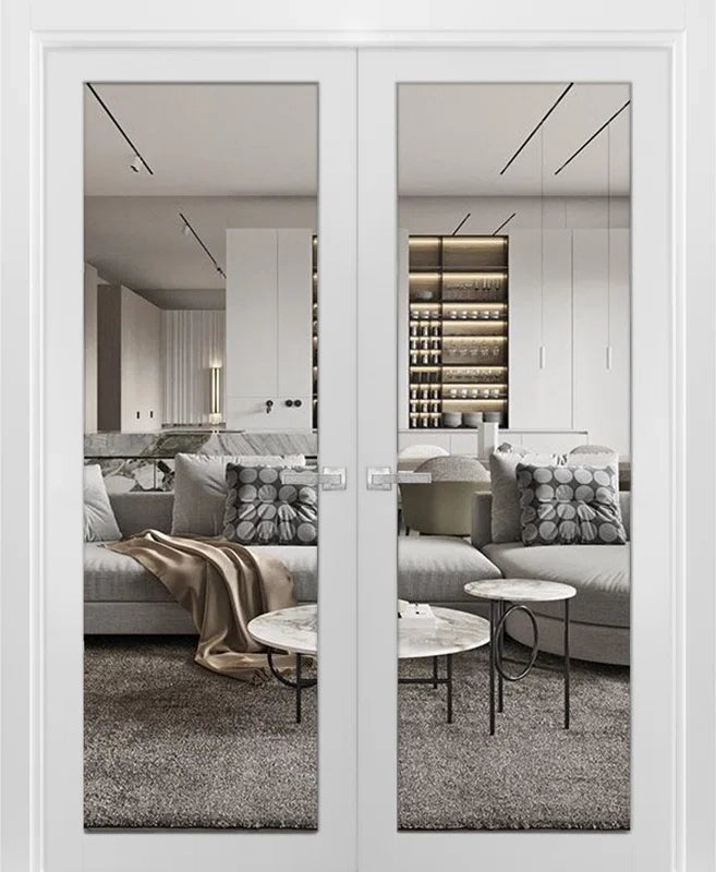 Lucia 2166 - White / (2) 18" x 80" Lucia 2166 Door