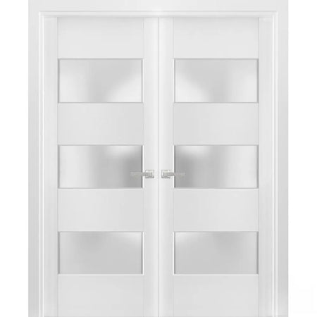 Lucia 4070 - White / (2) 18" x 80" Lucia 4070 Door