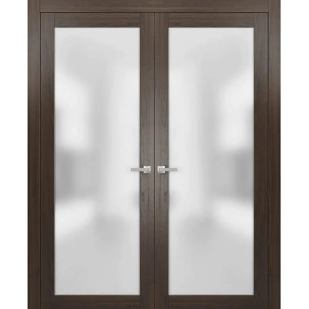 Planum 2102 - Chocolate Ash / (2) 28" x 80" Planum 2102 Door