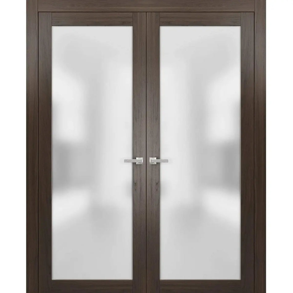 Planum 2102 - Chocolate Ash / (2) 28" x 80" Planum 2102 Door