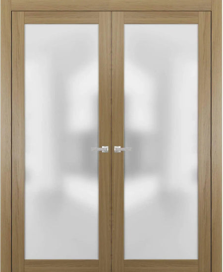 Planum 2102 - Honey Oak / (2) 28" x 80" Planum 2102 Door