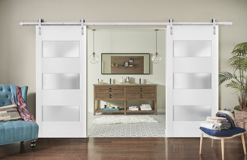 Lucia 4070 - Interior Double Barn Door